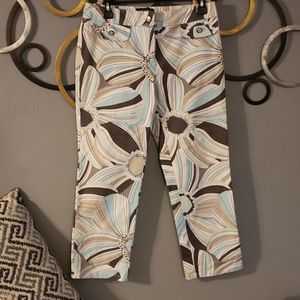 NWOT Ideology Floral Slim Fit Pants 6